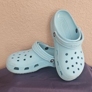CROCS Light Blue Mules